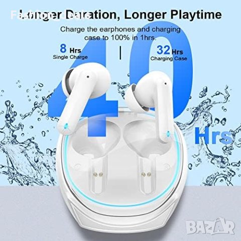 Нови Безжични Слушалки Bluetooth 5.3 Умно Докосване Подарък, снимка 5 - Слушалки, hands-free - 42604682