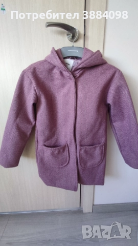Детско палто размер 134 см, снимка 4 - Детски якета и елеци - 51631417