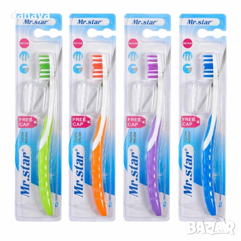 6599 Четка за зъби с капачка Mr.Star