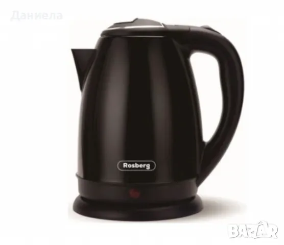 Електрическа кана Rosberg, 1500W, 1 л., Корпус неръжд. стомана, S/S,2 ГОДИНИ ГАРАНЦИЯ, снимка 3 - Кани - 49994878
