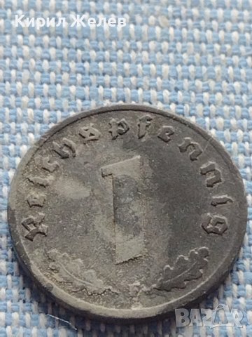 Монета 1 райхсфенинг 1942г. Германия Трети Райх с СХВАСТИКА 31569, снимка 2 - Нумизматика и бонистика - 42822998