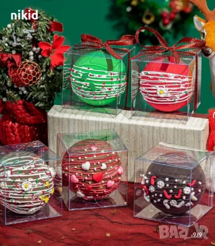 5 см кутия прозрачна кутии кутийки за подарък декорация сувенир , снимка 8 - Други - 39266764