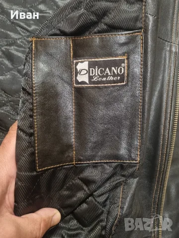 Мъжко кожено яке  Dicano leather  XL, снимка 5 - Якета - 56547527