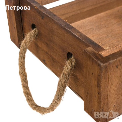 Декоративна щайга-31х19.5х7.5 см./декоративна дървена щайга, снимка 2 - Декорация за дома - 44586058