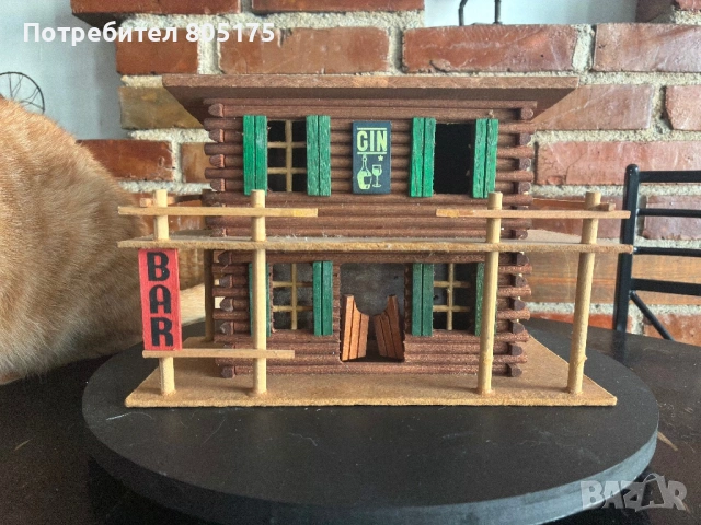 Стари western къщички Германия.Индианци каубои войници фигурКи