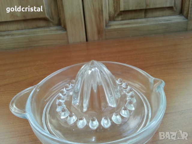 Стъклена лимоноизтисквачка, снимка 5 - Антикварни и старинни предмети - 36991996