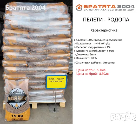 Пелети Schneider с най висок клас ENPlus А1. - БРАТЯТА 2004, снимка 3 - Пелети - 33531097