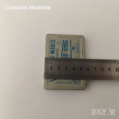 Стари игли за спринцовка Injekta Германия 12 броя #5925, снимка 12 - Антикварни и старинни предмети - 50419874
