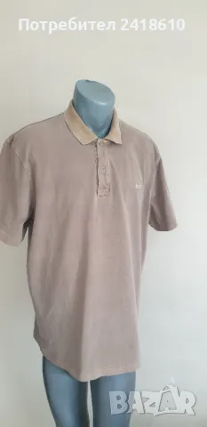 Hugo Boss Peneon Pique Cotton Mens Size XL - 2XL ОРИГИНАЛНА Тениска!, снимка 3 - Тениски - 50003628