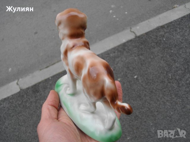  СТАР ПОРЦЕЛАН КУЧЕ IZIDA ИЗИДА КАРАКАЧАНСКА ОВЧАРКА, снимка 6 - Антикварни и старинни предмети - 40369072