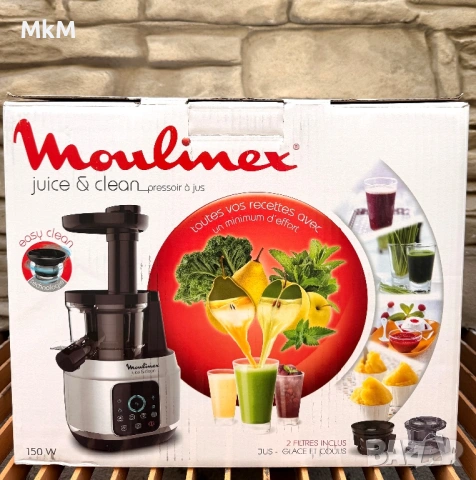 Нова бавна сокоизстисквачка с технология за студено пресоване Moulinex , снимка 8 - Сокоизстисквачки и цитрус преси - 53215779