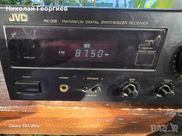Усилвател JVC RX-308BK, снимка 4 - Ресийвъри, усилватели, смесителни пултове - 51951004