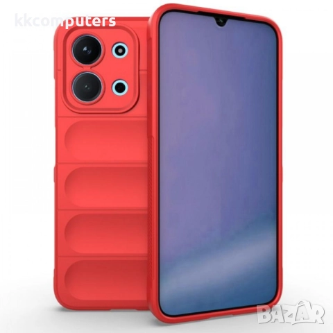 Удароустойчив TPU калъф и Стъклен протектор за Xiaomi Redmi 15C 5G / 4G / Poco C85 4G (Черен, Тъмноч