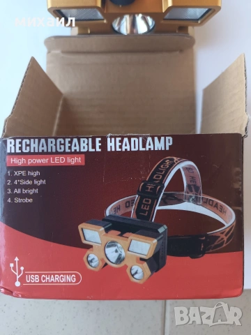 Челник с USB кабел, снимка 5 - Къмпинг осветление - 54313320