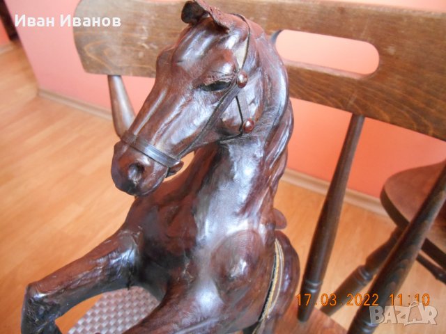 Leather horse vintage, снимка 8 - Други ценни предмети - 39428308