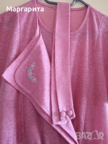 Лятна рокля с приятен розов цвят, снимка 4 - Рокли - 50047126