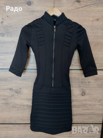 Нови малки ефирни рокли 3 броя черни и синя размер S памук ITALY, снимка 6 - Рокли - 39646124