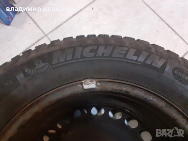 Резервна гума с джанта Мишелин 195/65 R15 Mishelin, снимка 5 - Гуми и джанти - 52307667