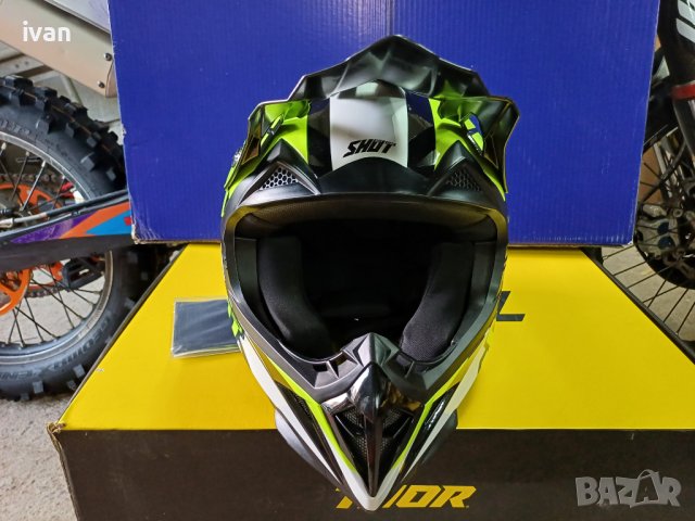 Каска cross enduro ktm шлем sxf exc yzf tc te, снимка 3 - Мотоциклети и мототехника - 42430381