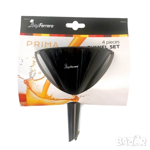 Комплект фунии Luigi Ferrero Prima FR-1243, 4 броя, снимка 2 - Други стоки за дома - 52003902