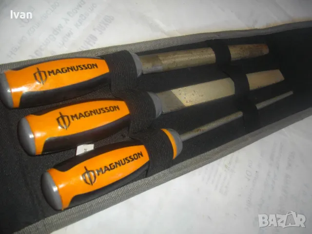 ШВЕДСКИ ОРИГИНАЛЕН НОВ КОМПЛЕКТ 3 бр. РЪЧНИ ПИЛИ ВИСОК КЛАС MAGNUSSON