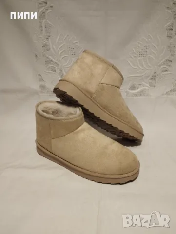 ДАМСКИ ЗИМНИ БОТИ, цвят пудра1 топла подплата, снимка 3 - Дамски боти - 48194339