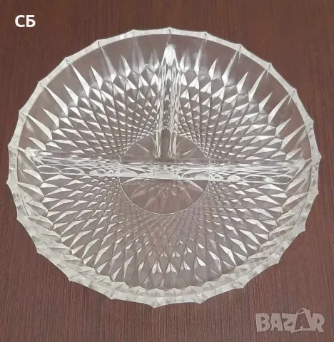 Кристални кана, ордьовър, бонбониера и свещник, снимка 7 - Други - 48780605