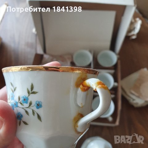 Български порцеланов сервиз за кафе, снимка 7 - Сервизи - 42722333