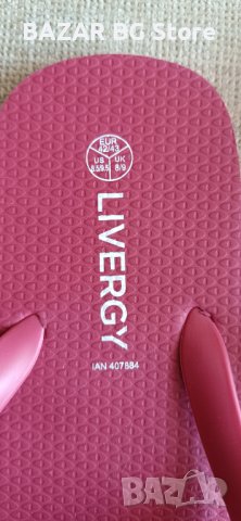 Чехли LIVERGY. Размер 42/43. Нови., снимка 2 - Мъжки чехли - 44383720