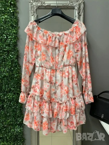 шифонени рокли , снимка 5 - Рокли - 50871934