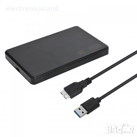 Външна Кутия USB 3.0 за 2.5 инчов харддиск SATA HDD SSD адаптер 2 TB, снимка 6 - Кабели и адаптери - 39745766
