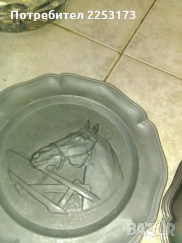 Немски цинкови чинийка за стена, снимка 10 - Декорация за дома - 30697834