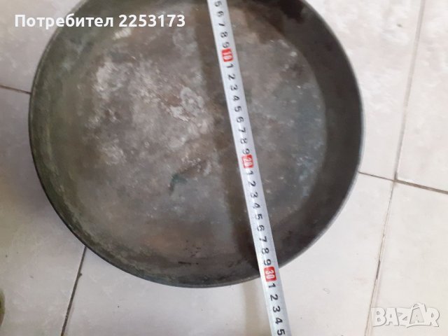 Меден капак и тава стара 30см., снимка 3 - Декорация за дома - 35254000