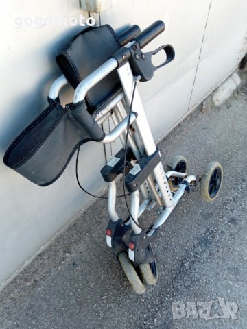 Инвалидна АЛУМИНИЕВА количка ролатор, проходилка, за хора в тежко положение,под наем или продажба, снимка 7 - Инвалидни колички - 21370773