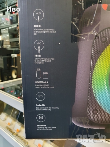 🎶🔊📣Bluetooth тонколона BRODU BTS-1709 с микрофон. НОВА!, снимка 11 - Bluetooth тонколони - 52005852