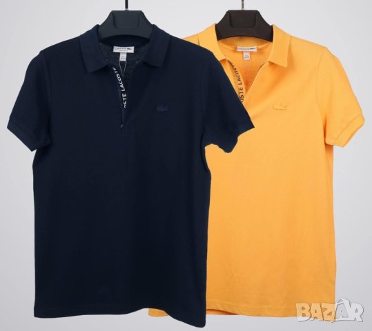 Lacoste мъжка тениска с яка КОД 107, снимка 10 - Тениски - 40295764