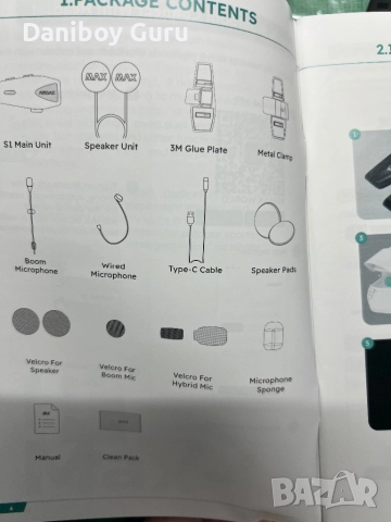 Asmax S1 Мотоциклет Bluetooth интерком с 3 режима на интерком, Mesh комуникация за 8, снимка 14 - Bluetooth слушалки - 52465468