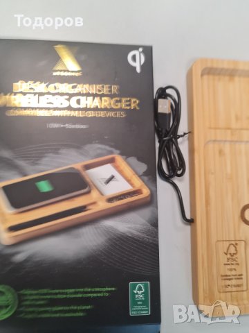 Безжично зарядно за смартфон, снимка 2 - Безжични зарядни - 42445161