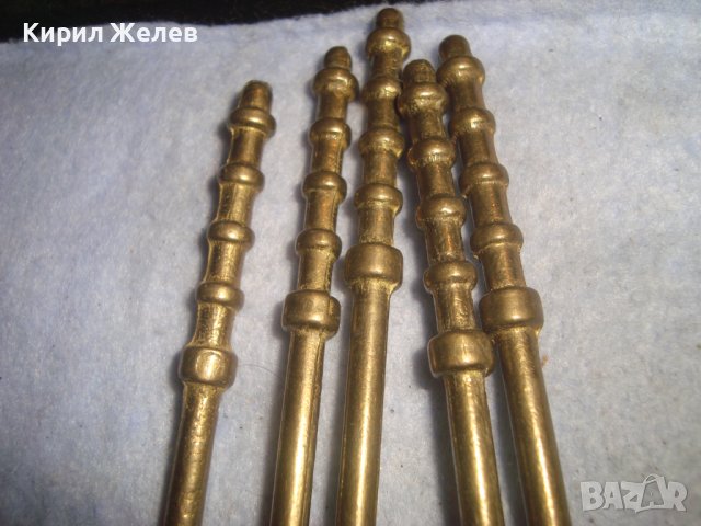 ЛОТ ПЕТ СТАРИ МАСИВНИ КОКТЕЙЛНИ БРОНЗОВИ ЛЪЖИЧКИ РЕДКИ за КОЛЕКЦИЯ ДЕКОРАЦИЯ ПОЛЗВАНЕ 30964, снимка 9 - Колекции - 38127320