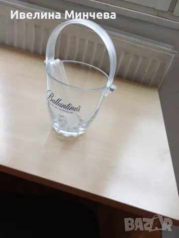 Купа за лед с щипка , снимка 3 - Прибори за хранене, готвене и сервиране - 49868166