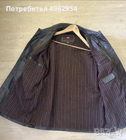 Мъжко кожено яке от естествена кожа, снимка 3 - Якета - 56454012