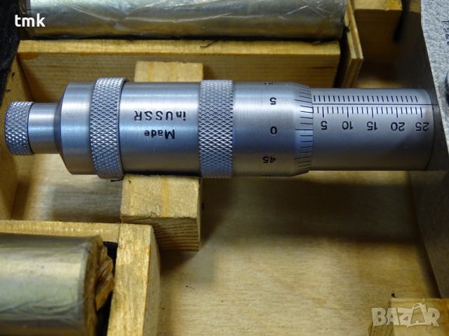 Дълбокомер микрометричен ГМ-100 , 0-100mm, снимка 7 - Куфари с инструменти - 36906725