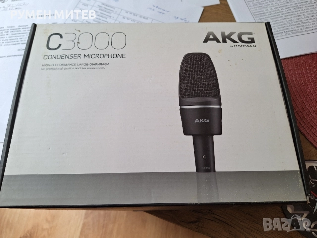 Микрофон AKG C3000, снимка 2 - Микрофони - 51708942