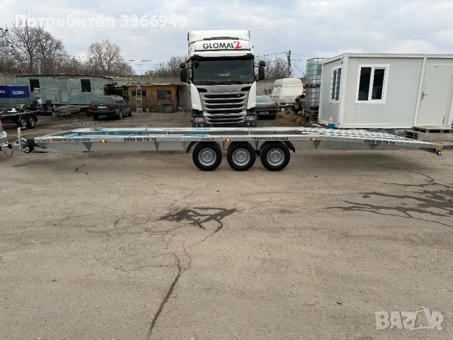 Двойни автоплатформи / 8.50м Х 2.10м / 2720кг полезен товар, снимка 5 - Ремаркета - 44590684