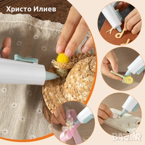 Безжичен Поялник за силикон с 20 пръчки комплект USB и звуков сигнал, снимка 9 - Поялници и запояване - 51416493