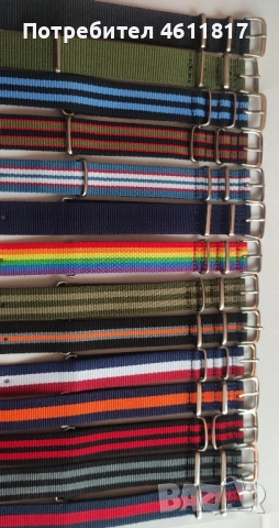 Каишки НАТО 18мм, снимка 7 - Каишки за часовници - 52188412