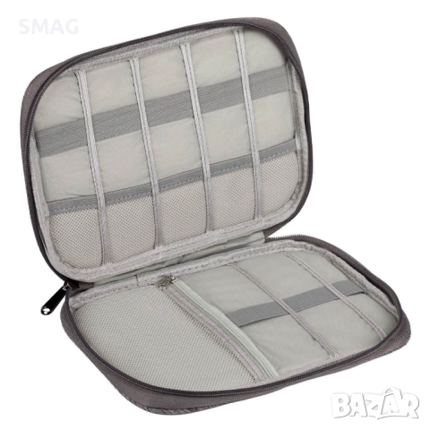 Органайзер за електроника с джобове сив 24.5x13x7.5 см_1193617, снимка 3 - Други - 52308420