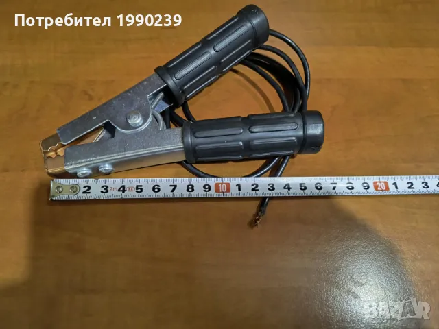 щипки за подаване на ток – 2 броя, дължина 16 см., снимка 2 - Аксесоари и консумативи - 50423248