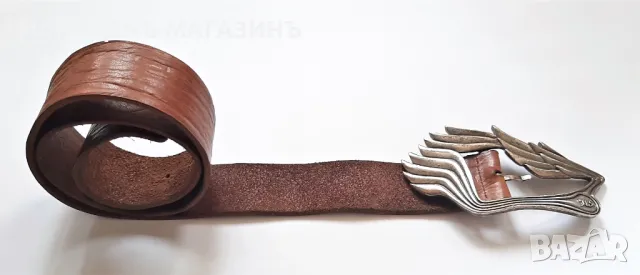 J.LINDEBERG - ШВЕДСКИ кожен колан с катарама тока естествена кожа, снимка 10 - Други ценни предмети - 49546852