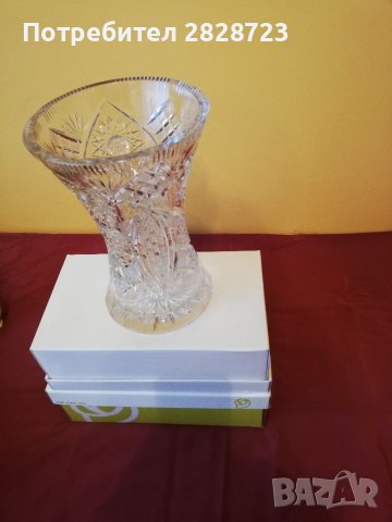 Кристална ваза , снимка 3 - Вази - 37698786